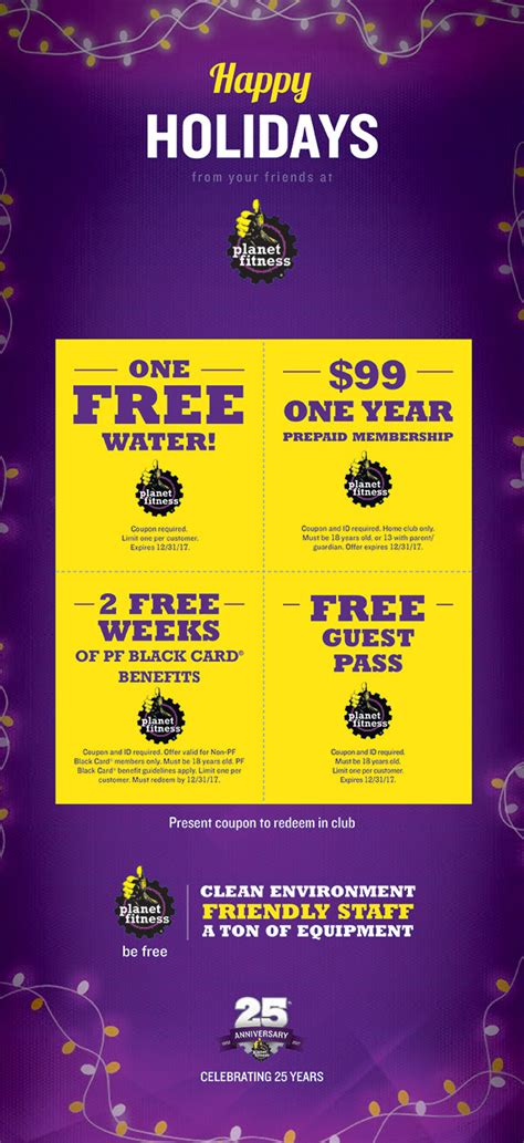 Visit the gym in person and take a tour, Vlachos says. . Planet fitness promos